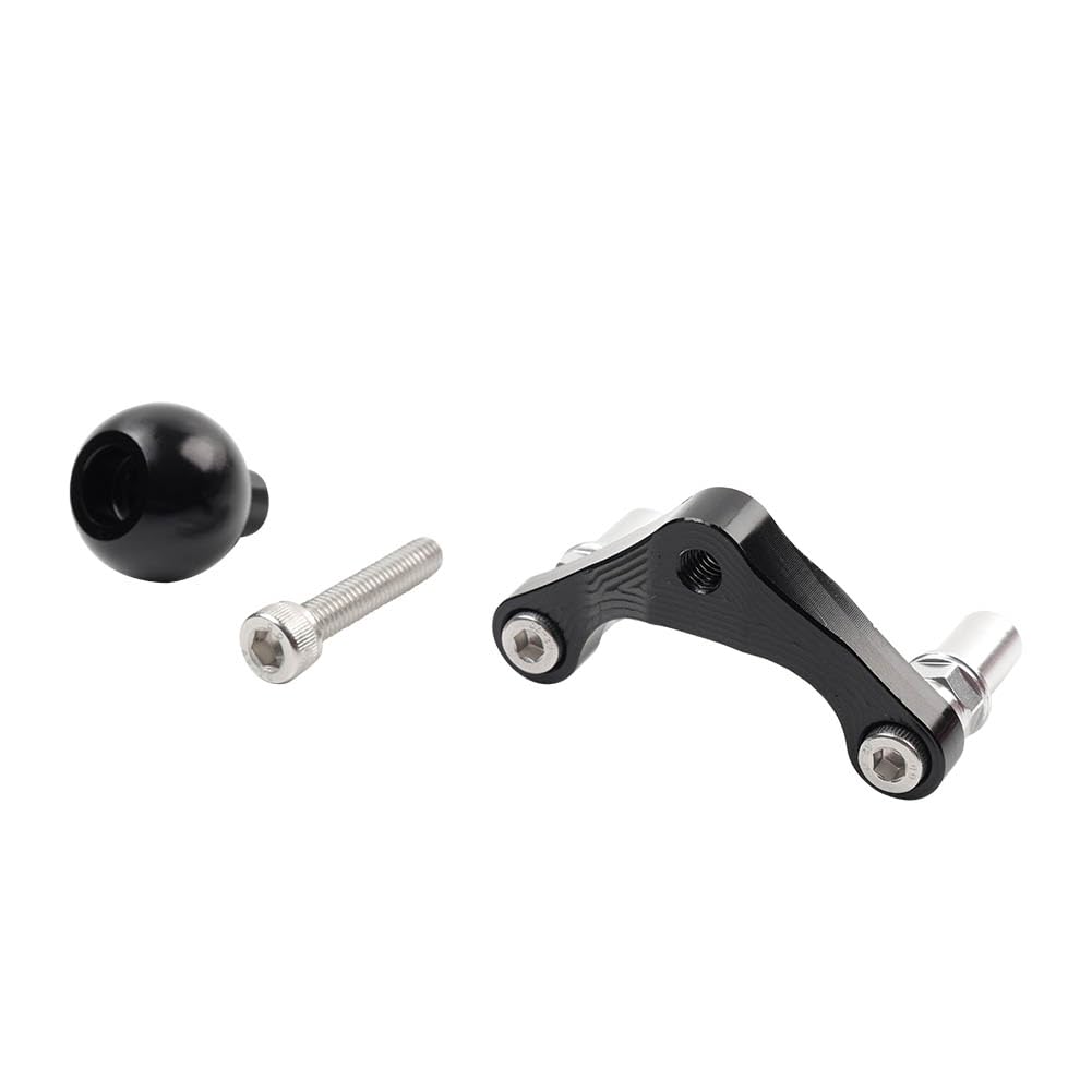 FSFY 1pc Metal Motorcycle Phone Mount Holder Balls Bracket Black for Ducati V2 & V4 Motorbike
