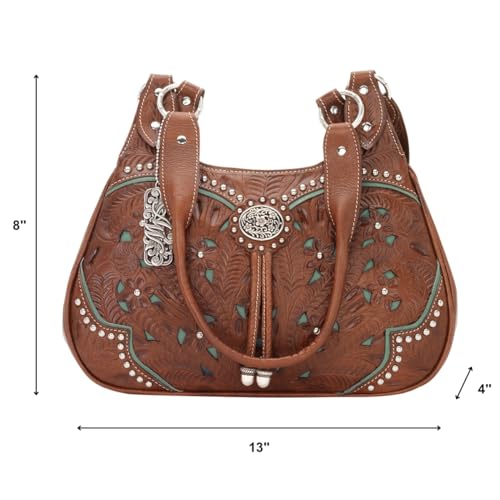 American West Lady Lace 3 Compartment Scoop Tote3