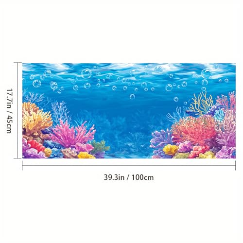 Vinilo decorativo para ventana con diseño marino 39.3x17.7 pulgadas miniatura 3