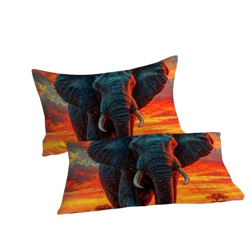 Housse de couette super king éléphant pour une ambiance savane chaleureuse - 7