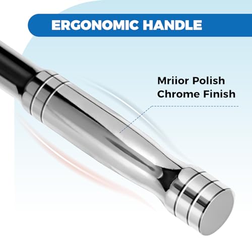 Image of Der Erwachte 1 /2-Inch Drive Ratchet, Quick-Release Reversible Ratchet Wrench, 72-Tooth 1 /2 Drive Ratchet Handle, Chrome Alloy Made, Cr-Mo Head,Full Polished