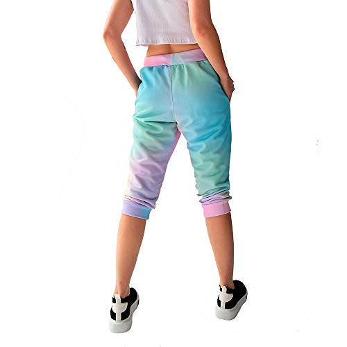 Bermuda Moletom Brohood Saruel Skinny Feminino Tie Dye M