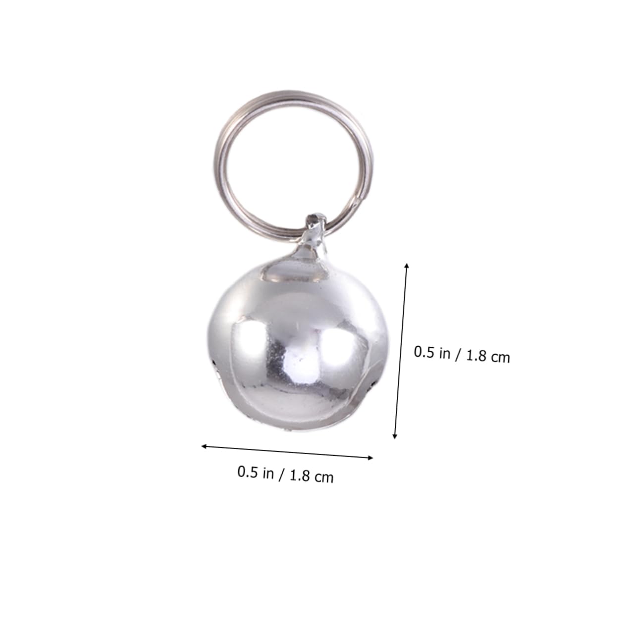 Beavorty 2sets Loose Beads Pet Cat Puppy Dog Bells for Pet Christmas Diy Craft 12pcs*2