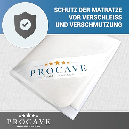 PROCAVE | Hochwertiger Filzschoner für Lattenrost | Schützende Matratzenunterlage 90x200 cm | atmungsaktiver Matratzenschoner aus Nadelfilz | Made in Germany