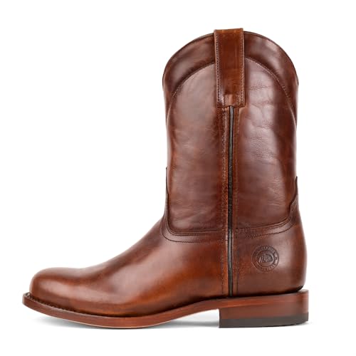 Image of 7L SIETE LEGUAS Leather Mens Roper Boot with Leather Sole Style 1000