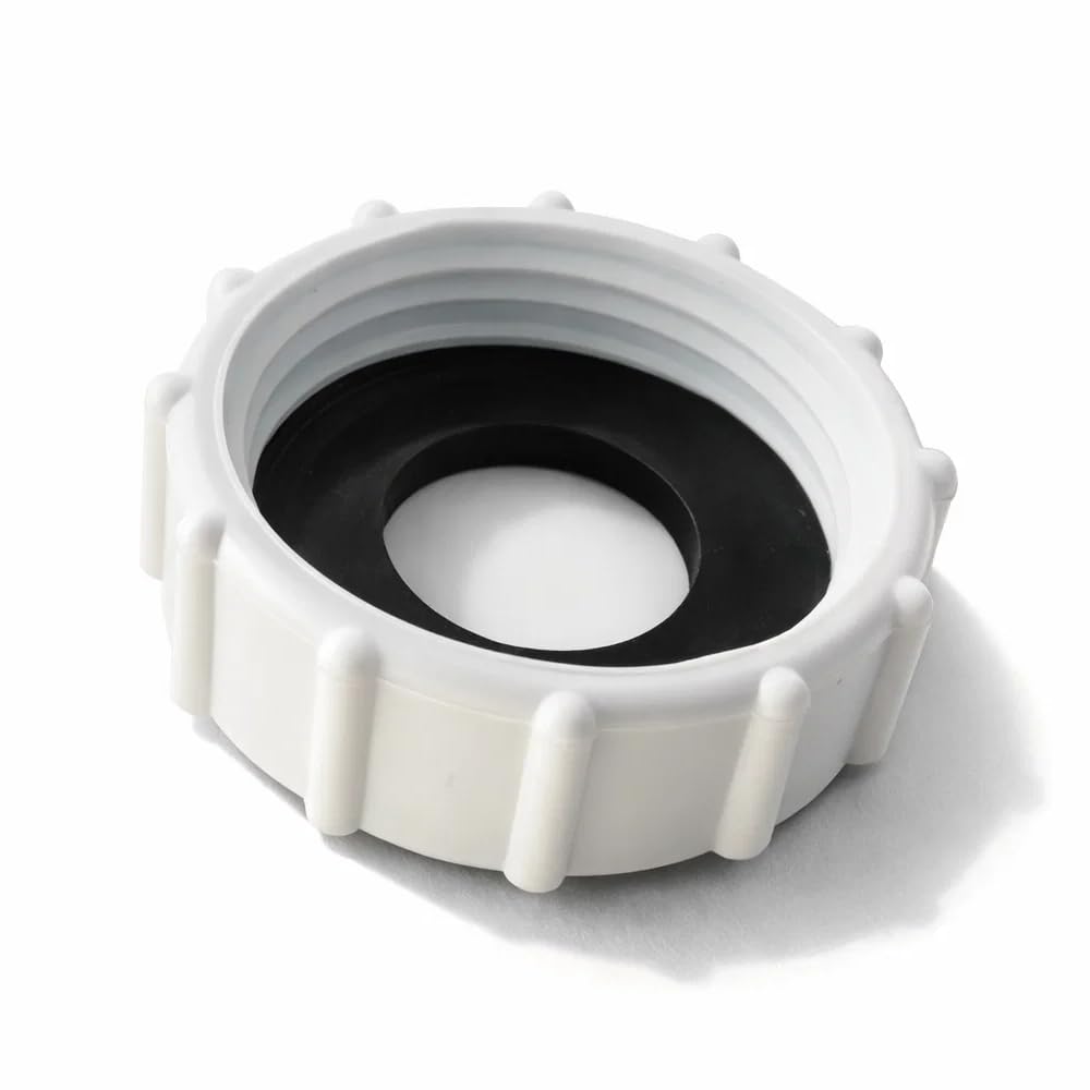 Karrma Ltd. White 32Mm Appliance Trap Blanking Cap With Washer – Sink Waste Spigot Plug For Dishwasher & Washing Machine – Leak Proof