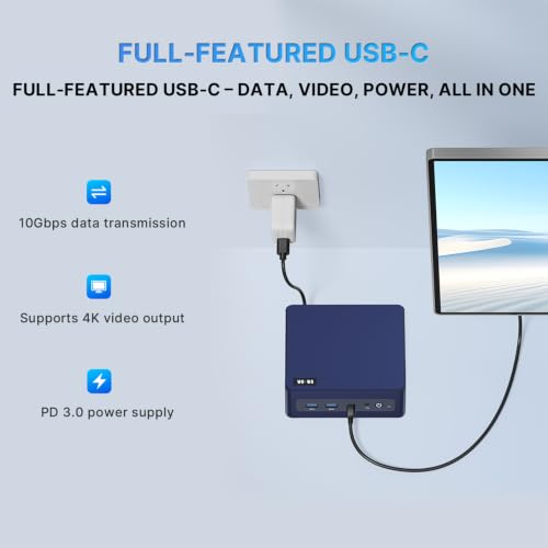 Image of wo-we Ai Mini PC Intel core 3 304 8GB LPDDR5 256GB SSD Dual NIC LAN