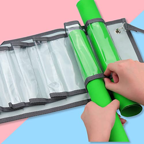 Nanaborn Vinyl Roll Storage Doors Organizer Wall Holder for Heat Transfer Paper (24 Compartments) - Image 4