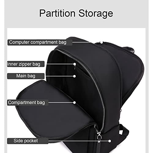 Mochila de gran capacidad con compartimento acolchado para laptop 6