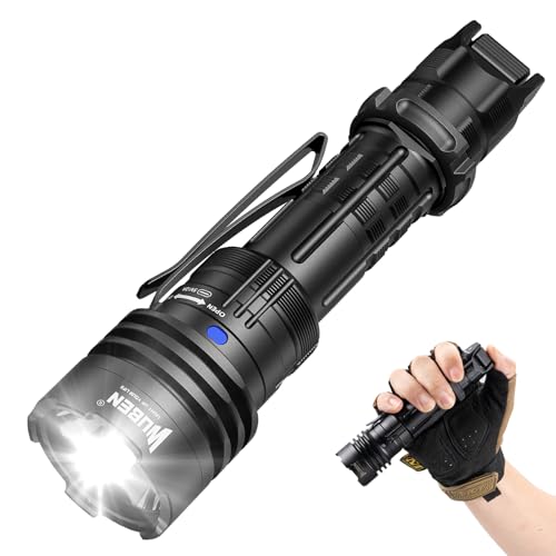 WUBEN T1 Tactical Torch, 2000 Lumens Rechargeable Flashlight