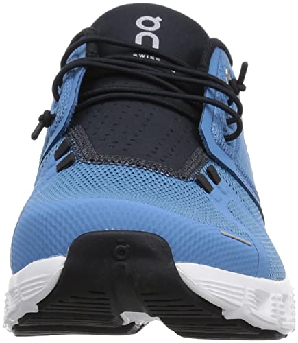 On Men's Cloud 5 Sneakers, Niagara/Black, 82