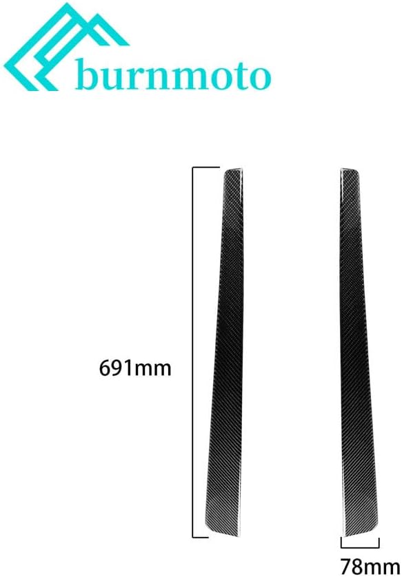Upgrade Carbon Fiber Compatible with Door Sill Strip 2Pcs for Chevrolet Corvette C5 1998-2004