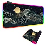 Précision Optimale pour Chaque Mouvement: Boostez vos performances avec ce tapis de souris gaming RGB. Sa surface lisse et optimisée garantit une glisse fluide et un contrôle précis, compatible avec toutes les souris, optiques ou laser. Parfait pour les sessions gaming intenses, ce tapis de souris rétroéclairé allie performance et style.