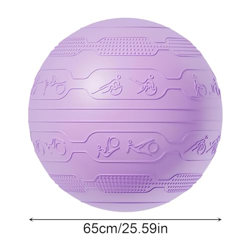 Pelota de fitness hinchable para yoga y ejercicios de entrenamiento multifunción 5