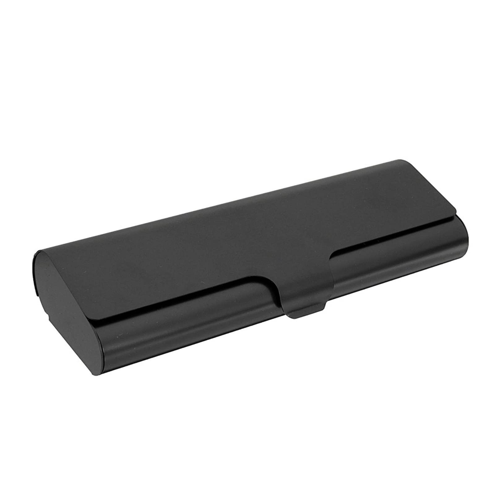 1 szt. smukły matowy twardy metal okulary ochrona okularów czarne srebrne etui na okulary podróżny przenośny uchwyt pudełko pudełka na prezenty