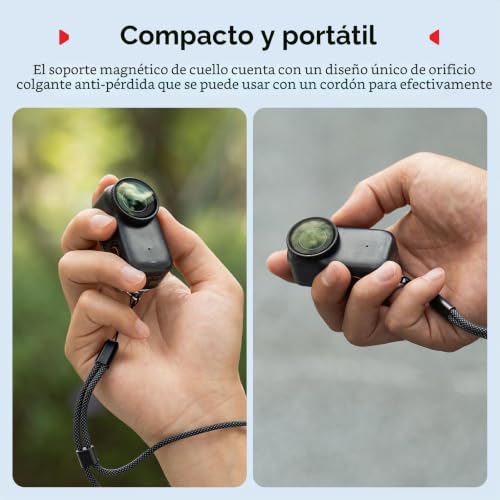 Soporte magnético SmallRig 5761 anticaídas con correa para DJI e Insta360 4