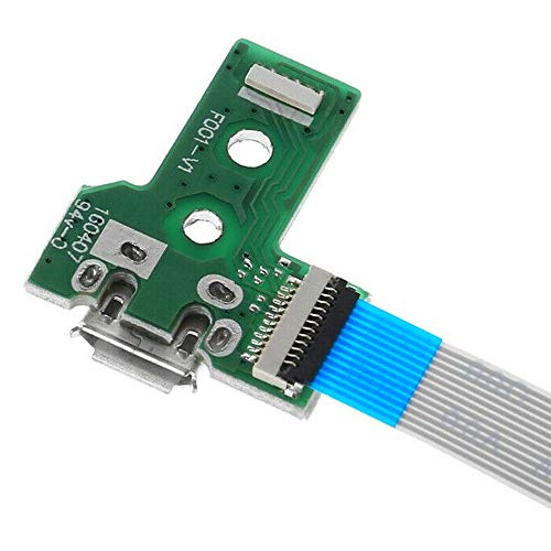 Image of MMOBIEL Controller Charging Port Replacement for PlayStation PS4 Full Series 12 Pin Flex Cable Incl (+) Screwdriver