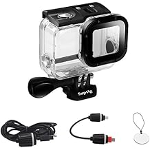 Suptig Replacement Waterproof Case Protective Housing Compatible for GoPro Hero 7 Black Hero 5 Gopro Hero 6 for Underwater Charge Use Water Resistant up to 164ft 50m