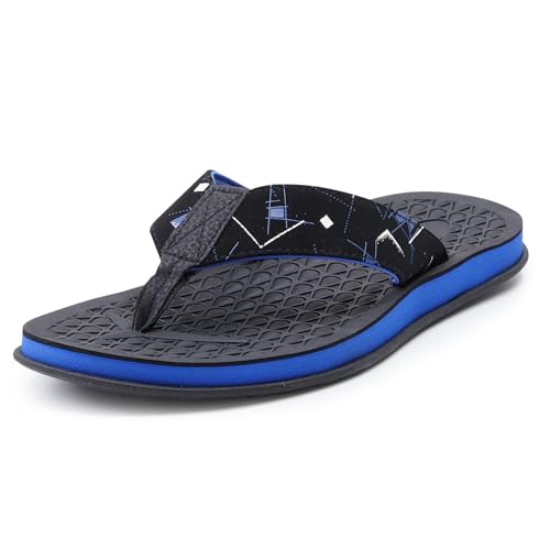 Image of MALIDA Mens Flip Flops Non-Slip Bathroom Shower Shoes Cushion foam Indoor and Outdoor Thong Sandals