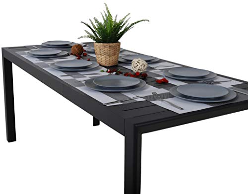 Ausziehbarer Gartentisch Chicreat aus Aluminium