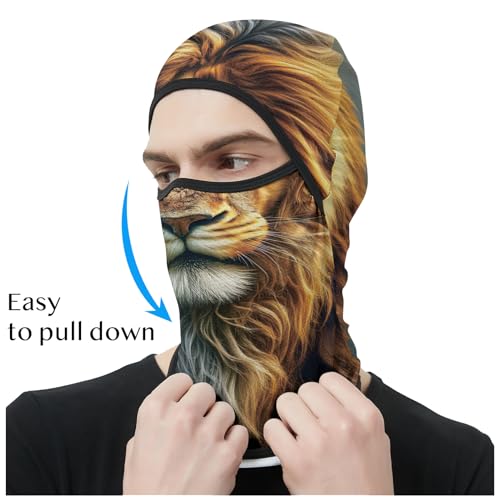 Image of Obacle Balaclava Face Mask Men Women for Sun Protection Motorcycle Fishing Raves