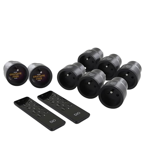 DiO Connected Home Kit 8 prises nano On/Off + 2 télécommandes 4 canaux - DiO 1.0
