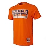 Red Bull KTM Factory Racing Men's Slide Tee Orange XX-Large