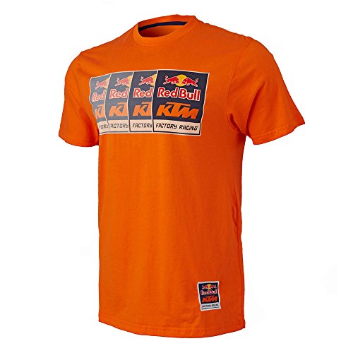 Red Bull KTM Factory Racing Men's Slide Tee Orange XX-Large