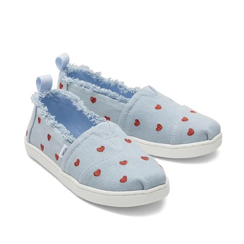 Image of TOMS Kids Tiny Alpargata Washed Dinos (Toddler /Little Kid)