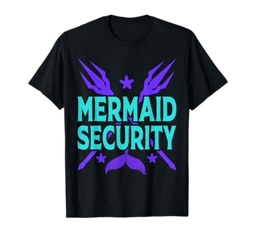 Merman Mermaid Security T-Shirt