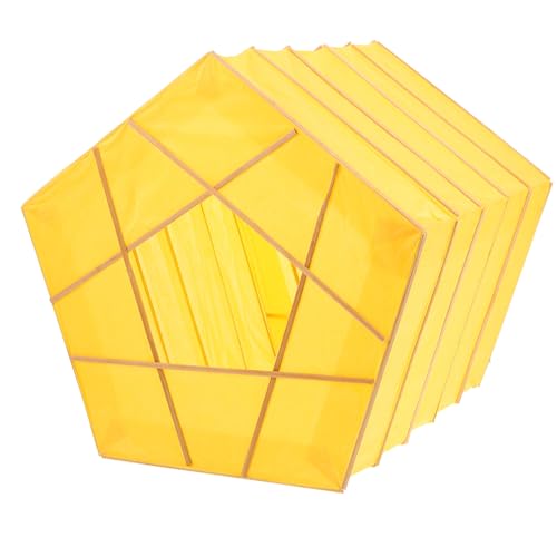 Sewroro Pantalla de Papel Plegable para Lámpara Colgante Farolillo Cuadrado Origami 30X30 CM Cubierta Decorativa para Techo Color Sólido Adecuado para Sala y Dormitorio