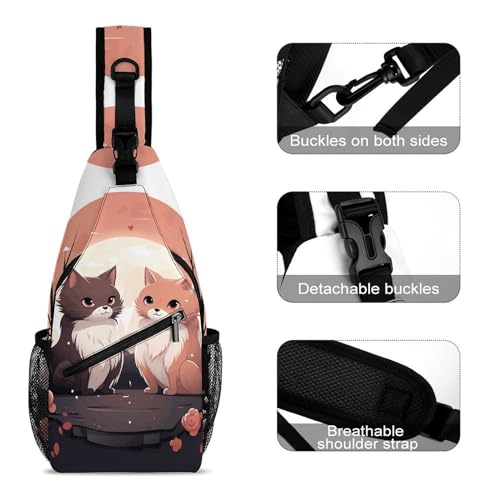 Bolso tipo sling deportivo para hombre y mujer miniatura 3