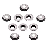 10 teile/satz Runde Hartmetallschneidereinsatz Drehwerkzeuge Fräseinsatz for Holzbearbeitung Wende Teile ZRONG