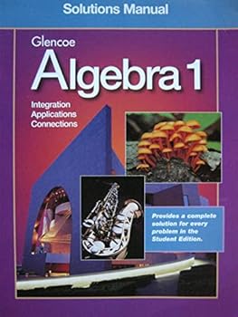 Hardcover Algebra 1 Solutions Manual Book