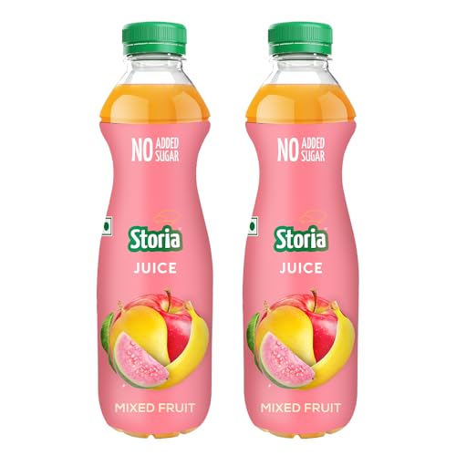 Image of Storia Fruit Juice- Mixed Fruit- No Added Sugar & No Preservatives- 750 ml PET Bottle - Pack of 2