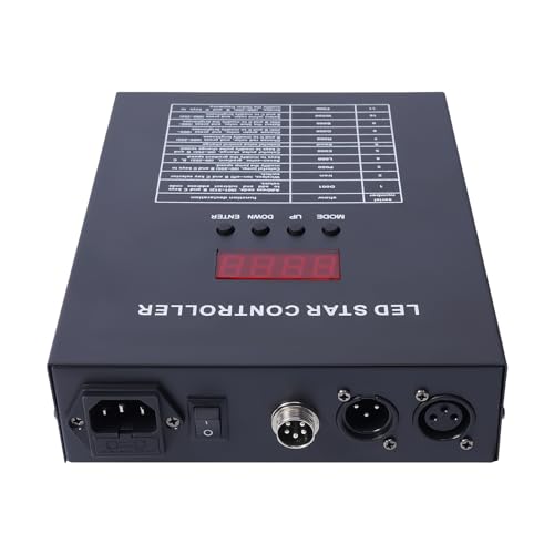 Stage Lights,Led Star Backdrop,20x10ft Curtain Background Starry Sky,Multiple Lighting Modes,Dmx512 Controller,for Cultural Performances, Ktv, Restaurants, Nightclubs, Exhibition Halls