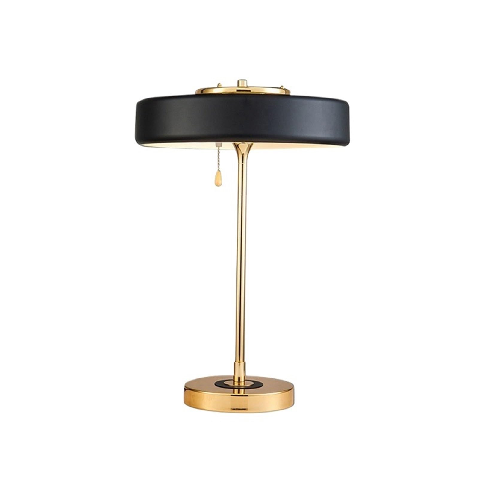 zhangrui1888 Bedside Lamp Table Lamp Simple Bedroom Bedside Living Room Study Decoration Bedroom Lamps(Black)