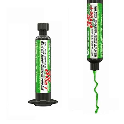 Mobile World Mechanic SU-3 UV Solder Mask Green Paste – 10ml PCB Repair Insulation Ink for Circuit Board Protection (Pack of 1)