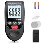 BINTA Paint Thickness Gauge for Cars, Digital Coating Thickness Meter with Fe/NFe Probe, Backlit LCD, Auto Calibration, Precision Mil Detection Gauge for Used Car Buyers, Auto Detailing & Body Shops