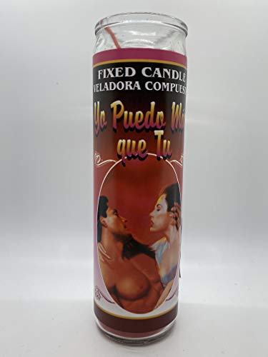 Yo Puedo mas que tu Fixed Candle Religious