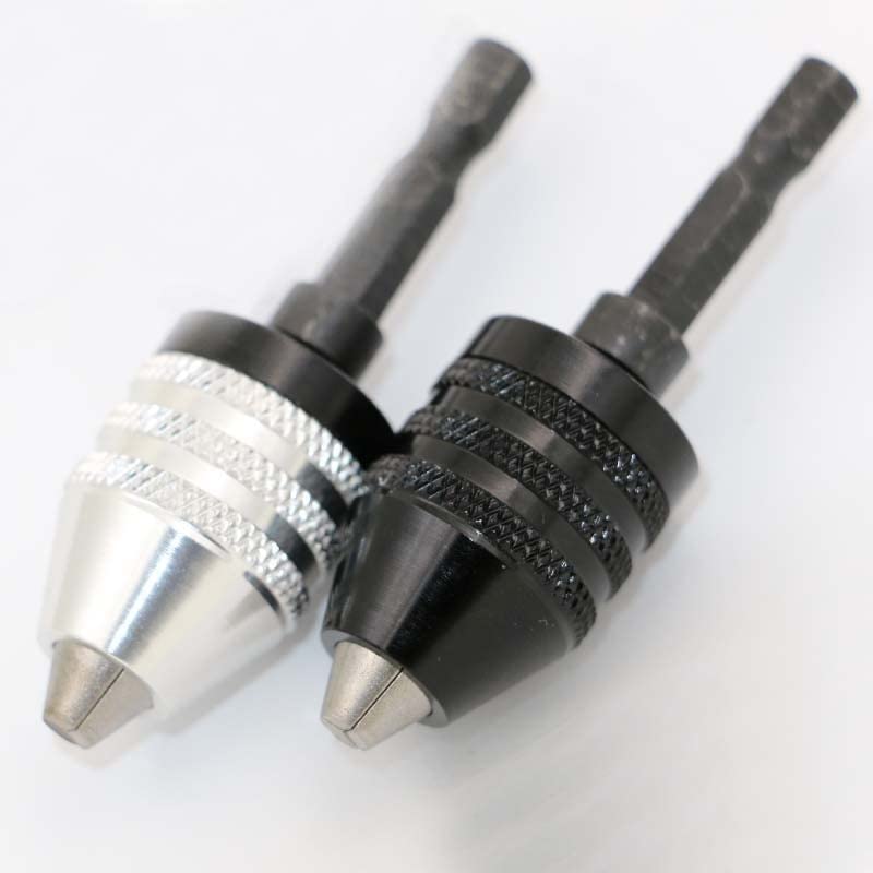 Tool Part for 50Pcs 0.3-6.5mm Clamping Range Driver Tool Accessories Keyless Adapter Impact Hex Sk Drill Chuck - (Color: 50Pcs)