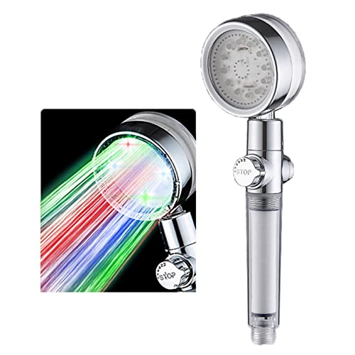 Pommeau de douche filtrant anti chute de cheveux et calcaire haute pression LED