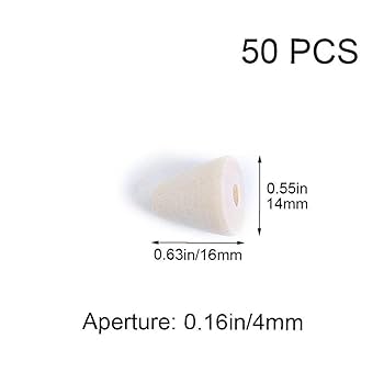 Amazon.co.jp: Simamile 木製 ビーズ 円錐形 未完成 50個 : ホビー