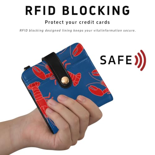 Étui compact pour cartes JUNZAN lavable avec fermeture magnétique de sécurité - 4