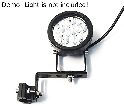 image for iJDMTOY Pair Adjustable 0.7 to 1.2 Inch Fit Tube Clamps With L-Shape A