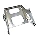 HTTMT LR11- Chrome Detachable Two Up Tour Pak Pack Mounting Luggage Rack Compatible with Harley Touring Road King Street Glide Road Glide 2014-2016