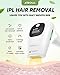 At-Home IPL Hair Removal for Women and Men Permanent Hair Removal 500,000 Flashes Painless Hair Remover on Armpits Back Legs Arms Face Bikini Line, Corded