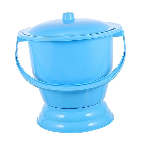 COLLBATH Urine Bucket Spittoon Lid Portable Urinal Pot for Adults Nighttime Pee Pot Thick Material Handle Non-Slip Easy to Cle