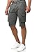 Indicode Short cargo pour homme avec 6 poches en 98 % coton | Short homme, Ardoise, M