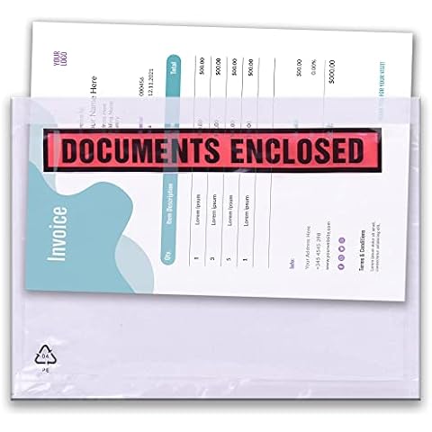 Triplast A4 Documents Enclosed Wallets, Pack of 100 Cover